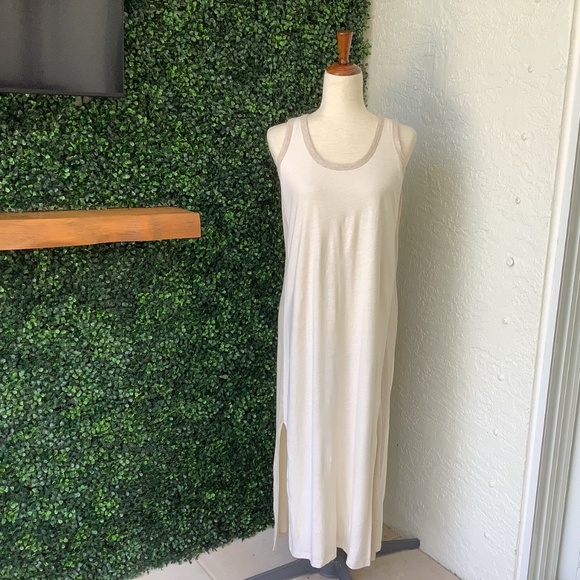 Rag and Bone Linen Blend Tank Midi Dress, Size Medium EUC - Picture 3 of 12